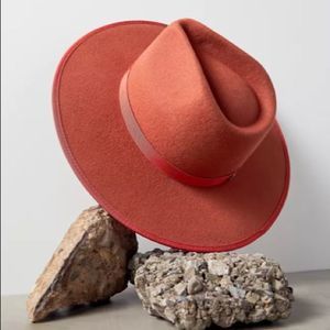 WYETH Rare vintage wool rust rancher hat